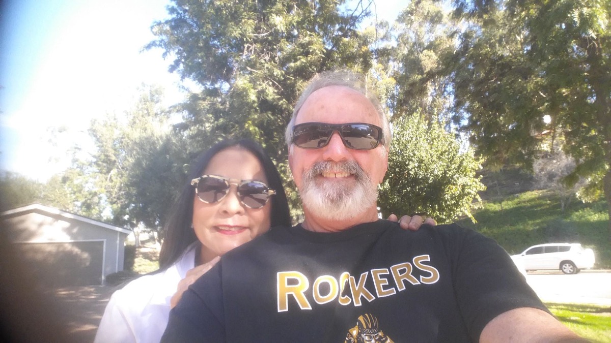 Steve Armstrong, owner of Parts Reborn, with his wife